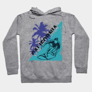 California Surfer Lettering Hoodie